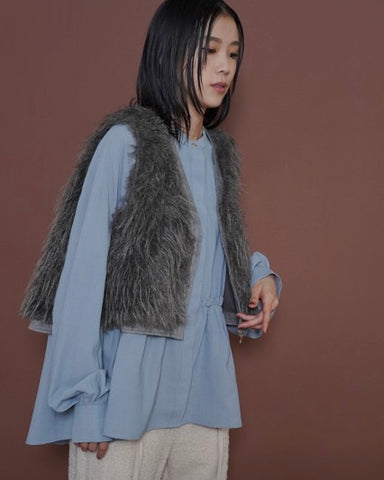 11月14日ライブ CYAN TOKYO<br>MIXファーZIPベスト