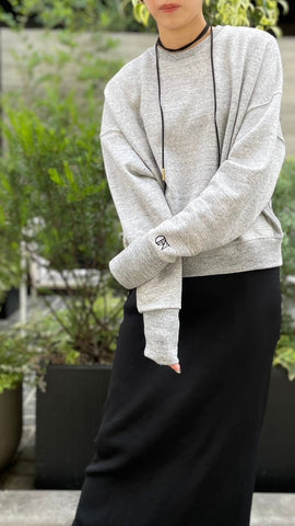 cafune<br> Azuma sweat wide pullover