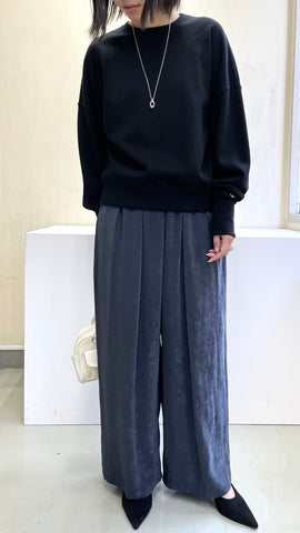 cafune<br> Azuma sweat wide pullover