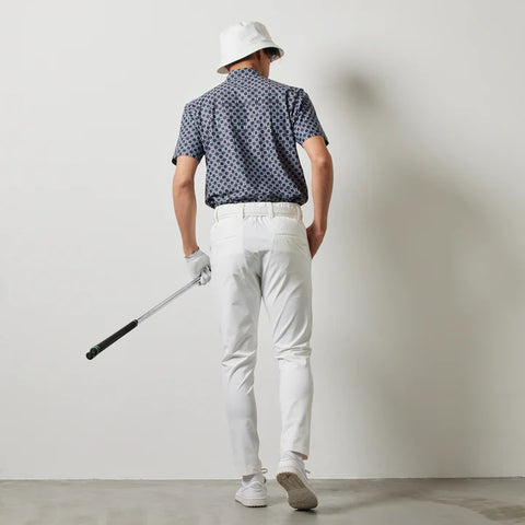 ゴルフコレクション<br>BANDEL<br> ALLOVER S/S MOCK NECK SHIRTS / BNS-4SAOMC