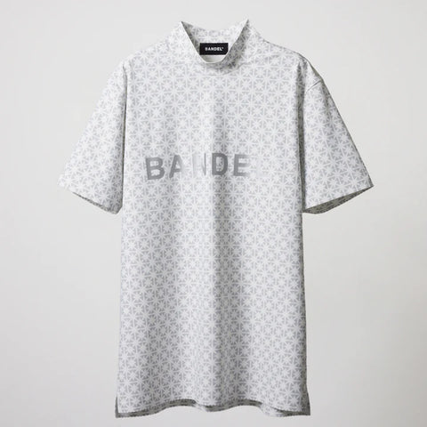 ゴルフコレクション<br>BANDEL<br> ALLOVER S/S MOCK NECK SHIRTS / BNS-4SAOMC