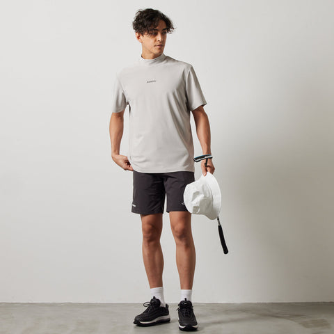ゴルフコレクション<br>BANDEL<br> STRAIGHT LOGO S/S MOCK NECK SHIRTS<br>BNS-4SLTMC