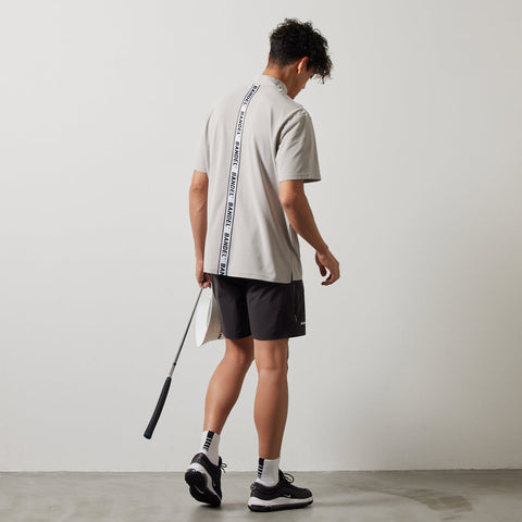 ゴルフコレクション<br>BANDEL<br> STRAIGHT LOGO S/S MOCK NECK SHIRTS<br>BNS-4SLTMC