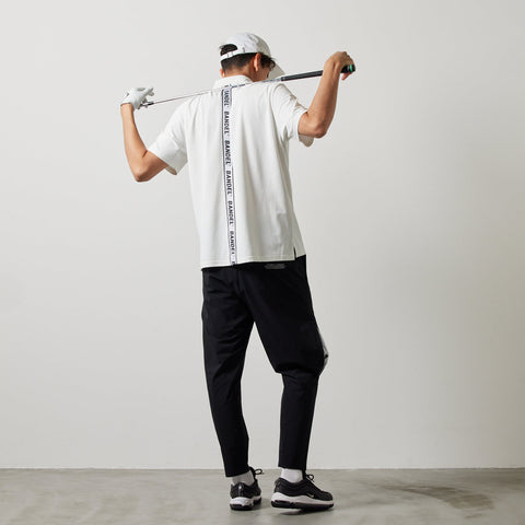 ゴルフコレクション<br>BANDEL<br> STRAIGHT LOGO S/S MOCK NECK SHIRTS<br>BNS-4SLTMC
