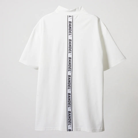 ゴルフコレクション<br>BANDEL<br> STRAIGHT LOGO S/S MOCK NECK SHIRTS<br>BNS-4SLTMC