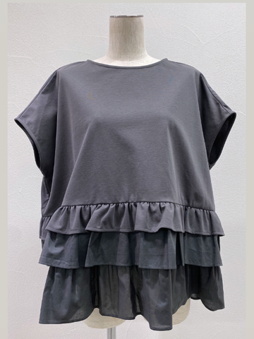 CYAN TOKYO<br>フリルレイヤーフレンチTOPS