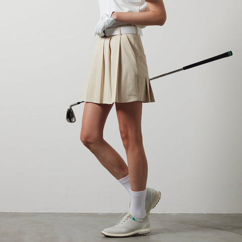 ゴルフコレクションWOMAN<br>BANDEL<br> BASIC STRECH PLEATS SKIRT<br>BNS-W4SBPSK