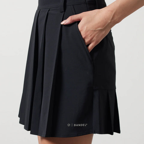 ゴルフコレクションWOMAN<br>BANDEL<br> BASIC STRECH PLEATS SKIRT<br>BNS-W4SBPSK