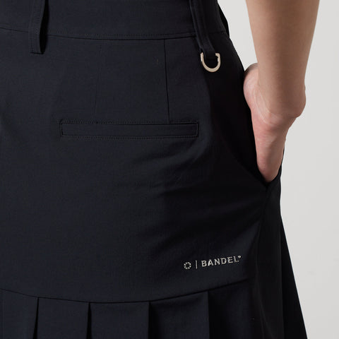 ゴルフコレクションWOMAN<br>BANDEL<br> BASIC STRECH PLEATS SKIRT<br>BNS-W4SBPSK