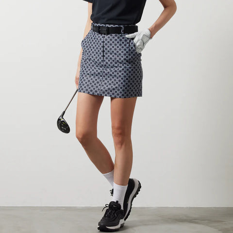 ゴルフコレクションWOMEN<br>BANDEL<br> ALLOVER STRECH SKIRT / BNS-W4SAOSK