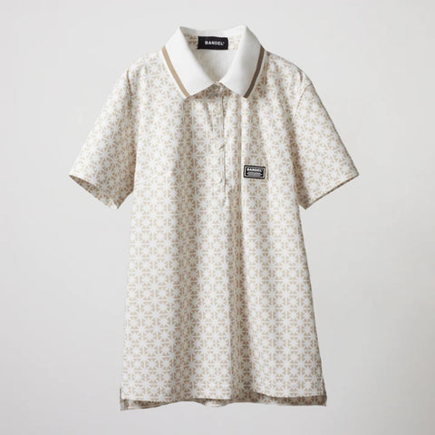 ゴルフコレクションWOMEN<br>BANDEL<br> ALLOVER S/S POLO SHIRTS / BNS-W4SAOPL