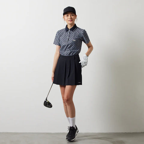 ゴルフコレクションWOMEN<br>BANDEL<br> ALLOVER S/S POLO SHIRTS / BNS-W4SAOPL