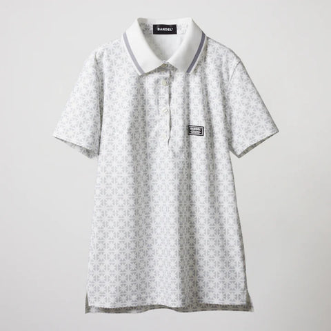 ゴルフコレクションWOMEN<br>BANDEL<br> ALLOVER S/S POLO SHIRTS / BNS-W4SAOPL