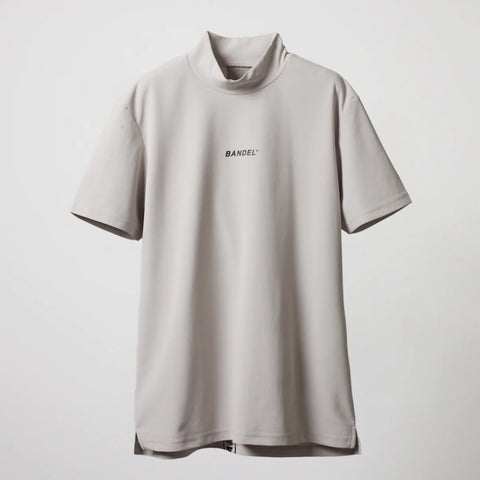 ゴルフコレクションWOMEN<br>BANDEL<br> STRAIGHT LOGO S/S MOCK NECK SHIRTS<br>BNS-W4SLTMC