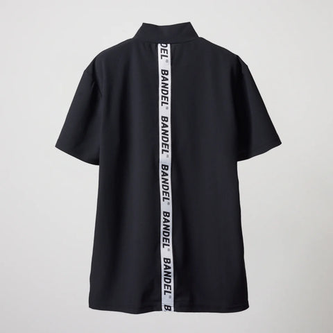 ゴルフコレクションWOMEN<br>BANDEL<br> STRAIGHT LOGO S/S MOCK NECK SHIRTS<br>BNS-W4SLTMC