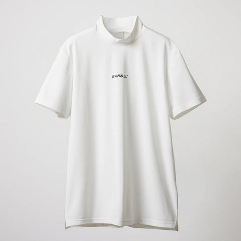 ゴルフコレクションWOMEN<br>BANDEL<br> STRAIGHT LOGO S/S MOCK NECK SHIRTS<br>BNS-W4SLTMC