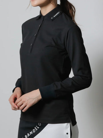 BANDEL<br> BASIC L/S POLO SHIRTS WOMENS