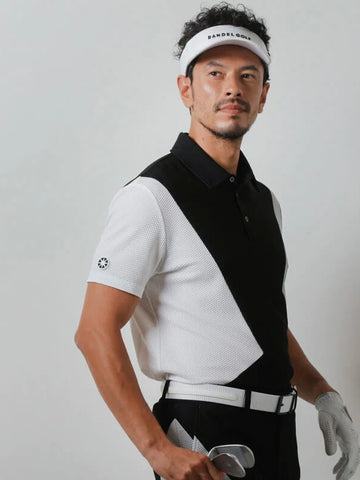 BANDEL <br>ASYMMETRY SWITCH S/S POLO SHIRTS